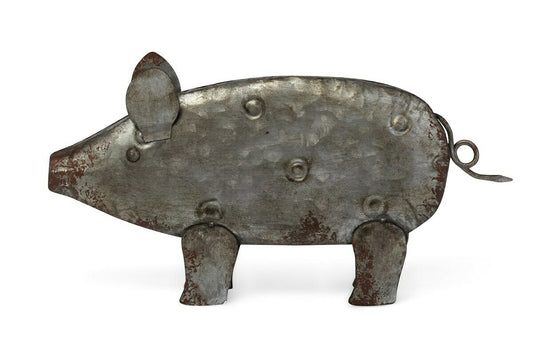 Galvanized Tin Pig