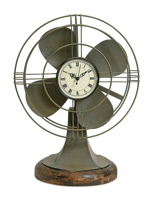 Rustic Fan Style Clock