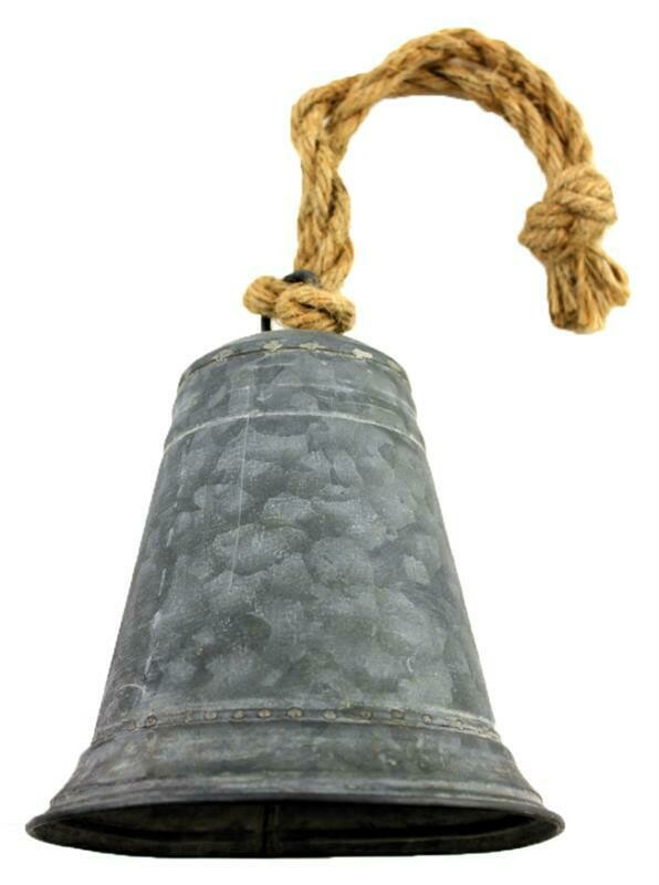 Tin Bell With Rope Handle
