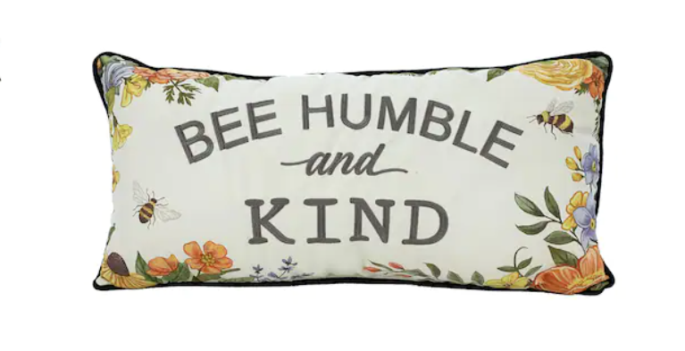 Bee Humble & Kind Pillow