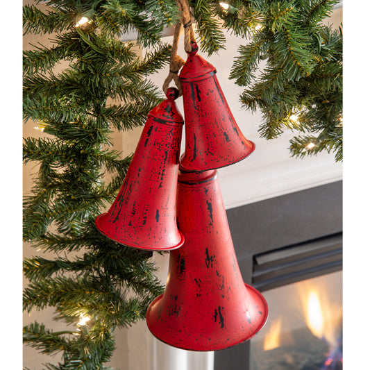 Red Holiday Bells Set