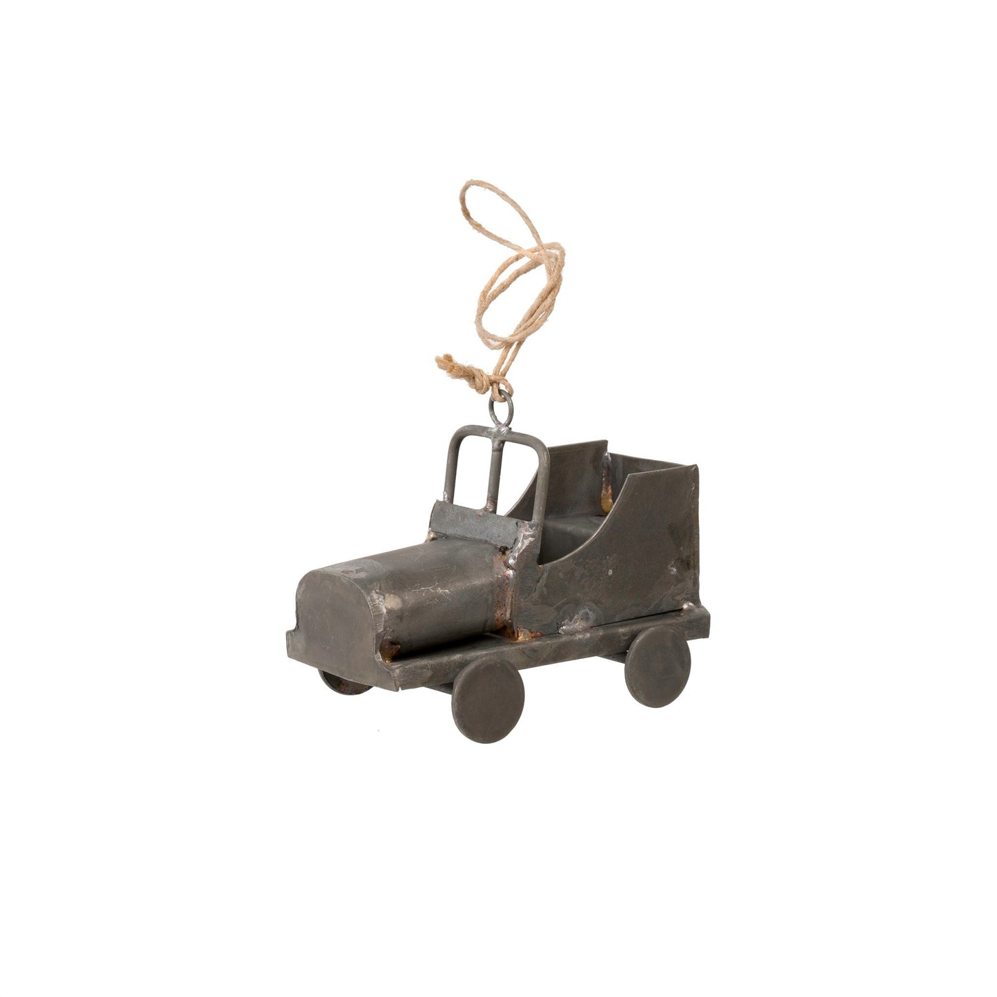 Galvanized Jeep Ornament