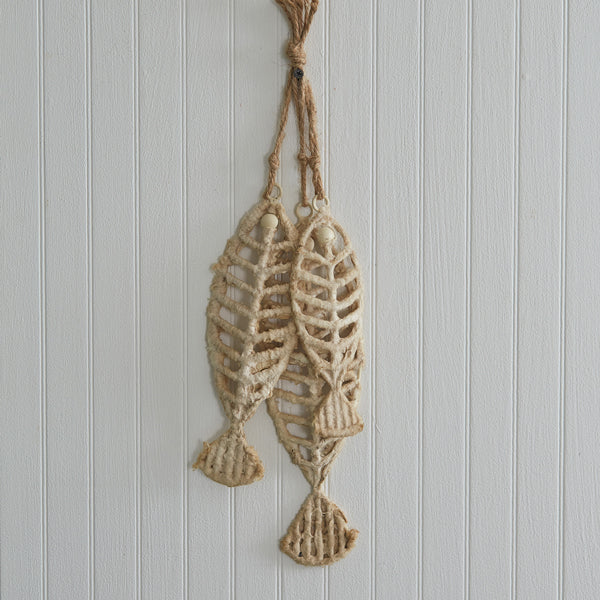 Textured Fishbones On A Rope