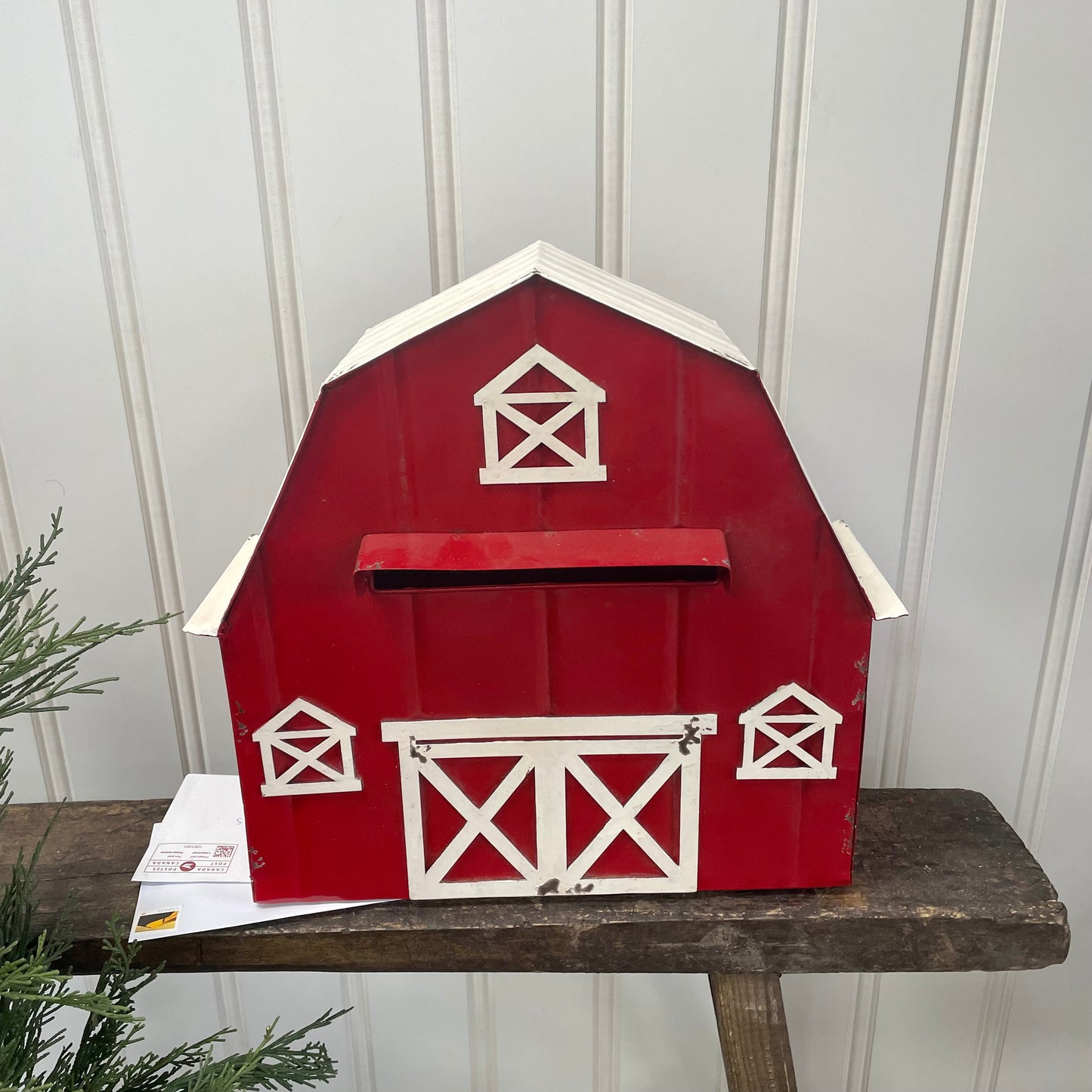 Red Barn Mailbox