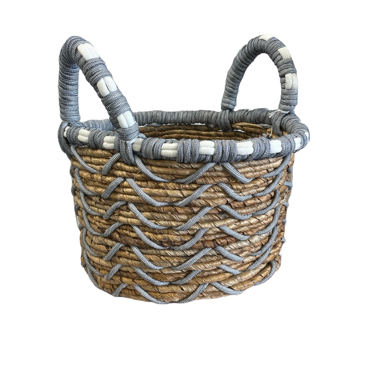Blue Weave Basket