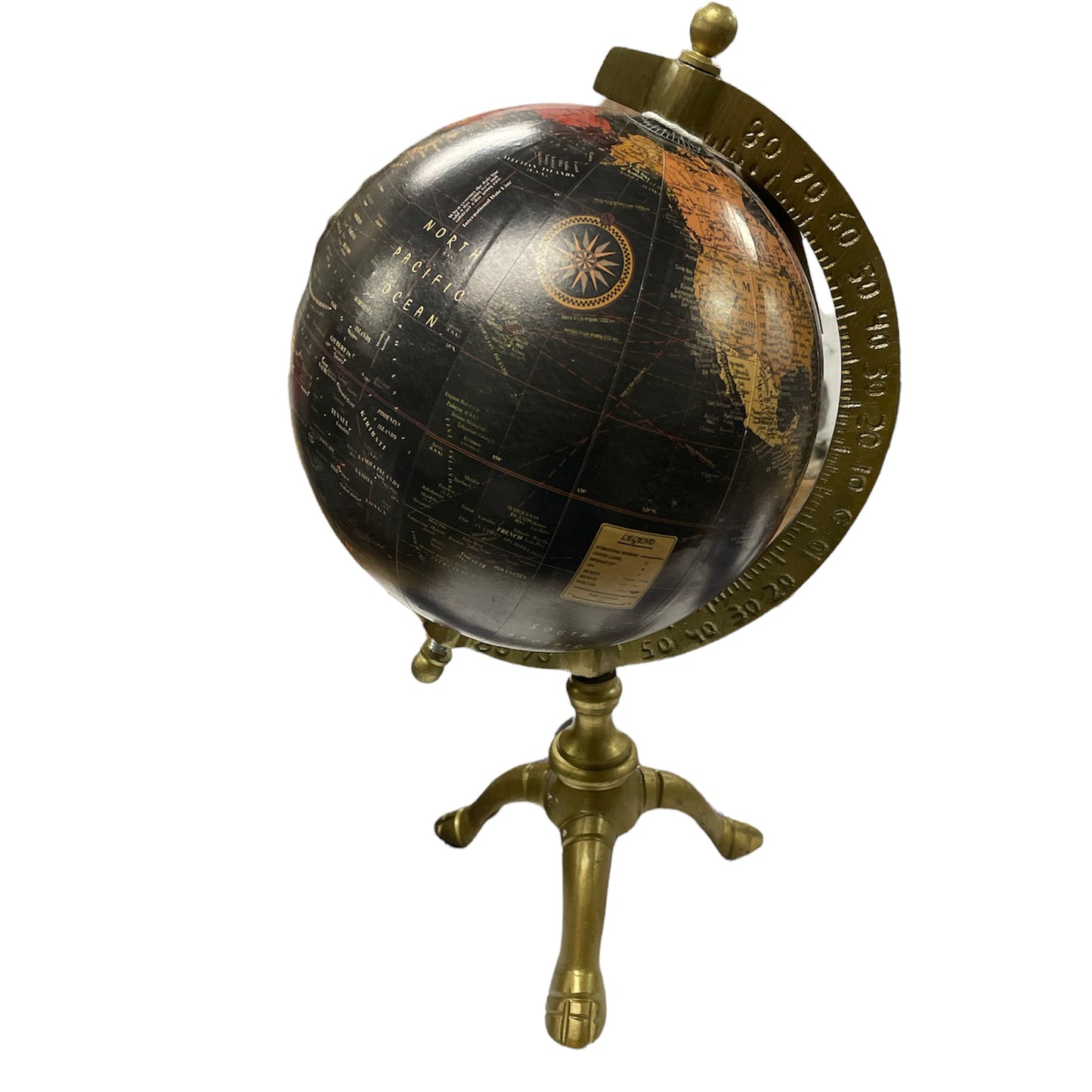 Black & Gold Globe