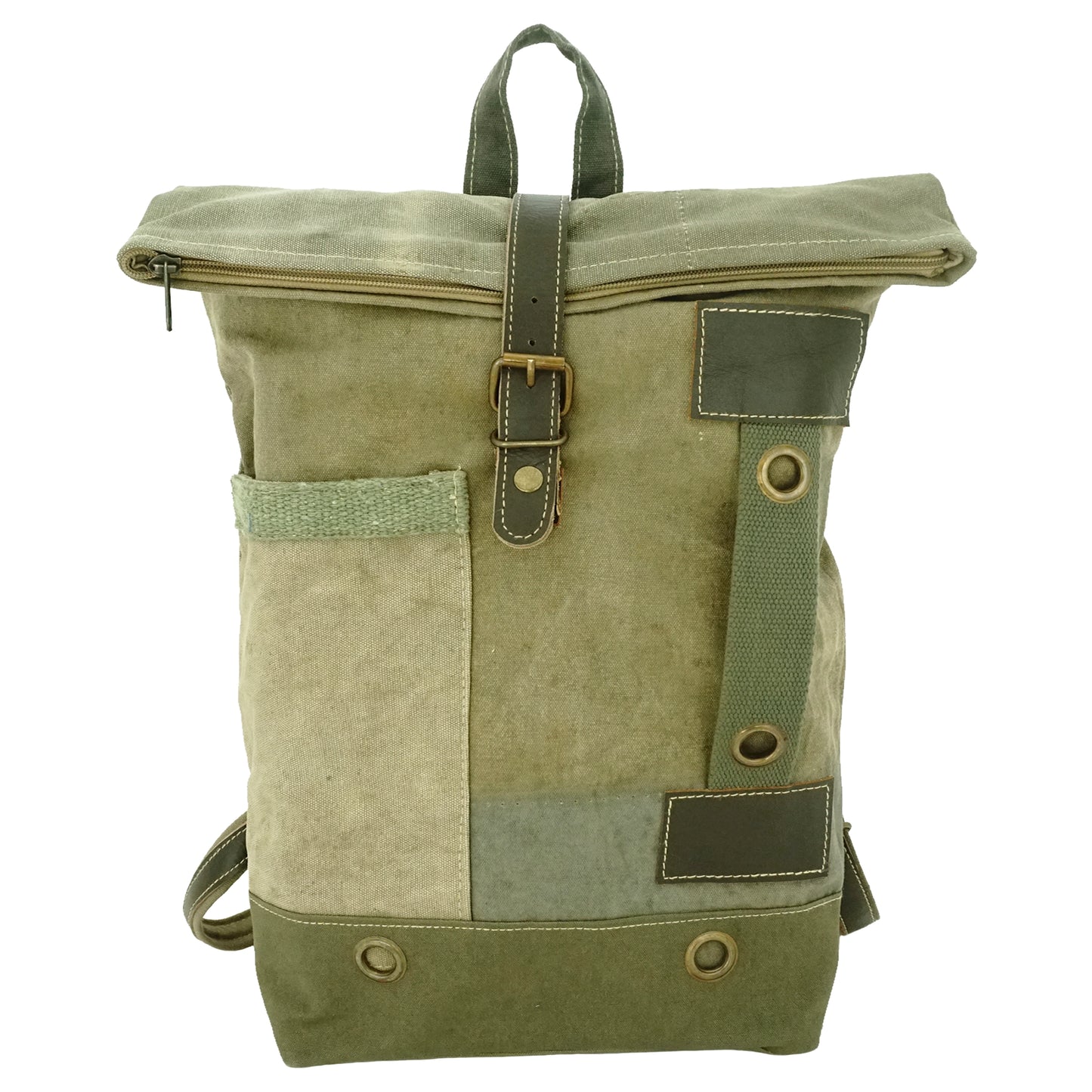 Recycled Military Tent Backpack No Print