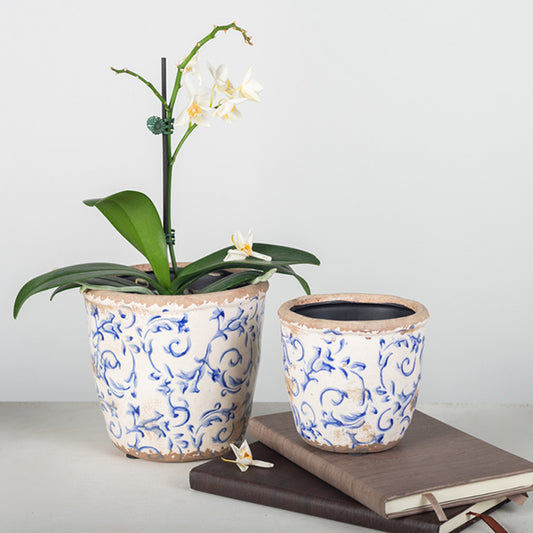 Glazed Ceramic Flower Pots