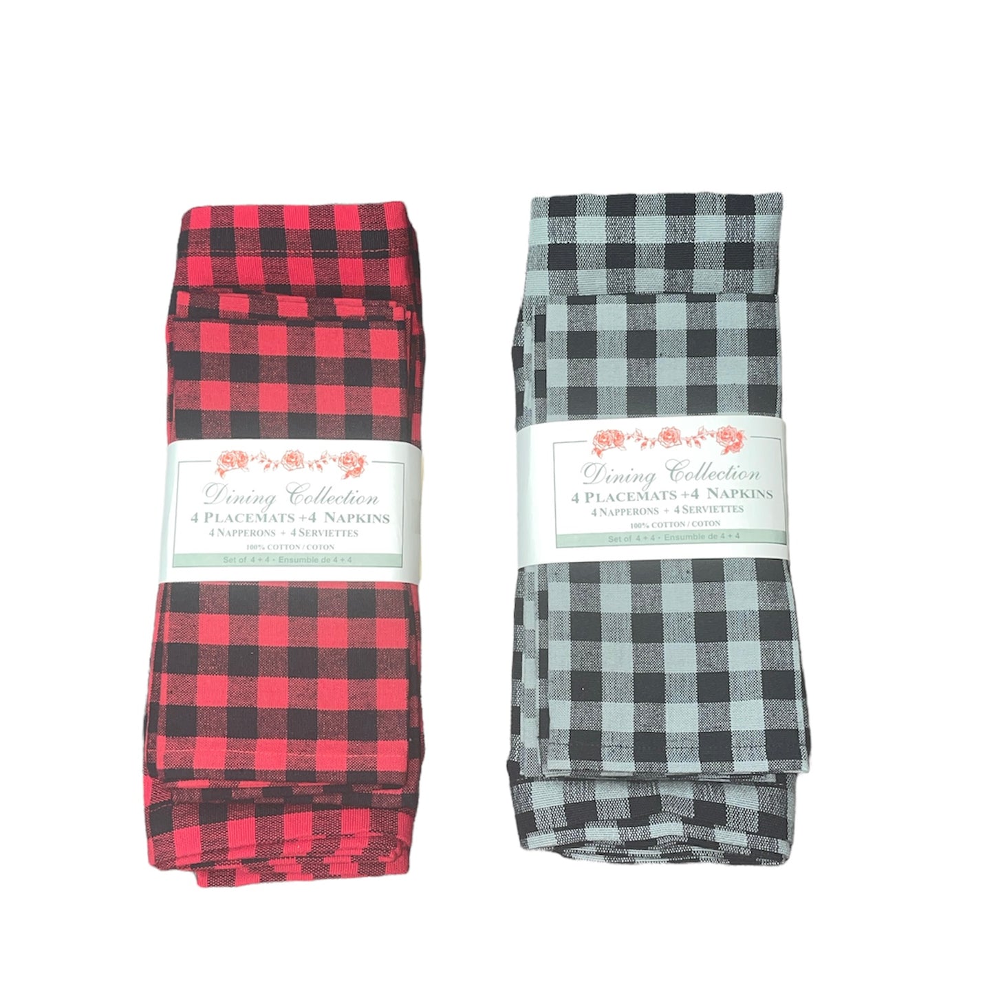 Plaid Placemats and Napkins