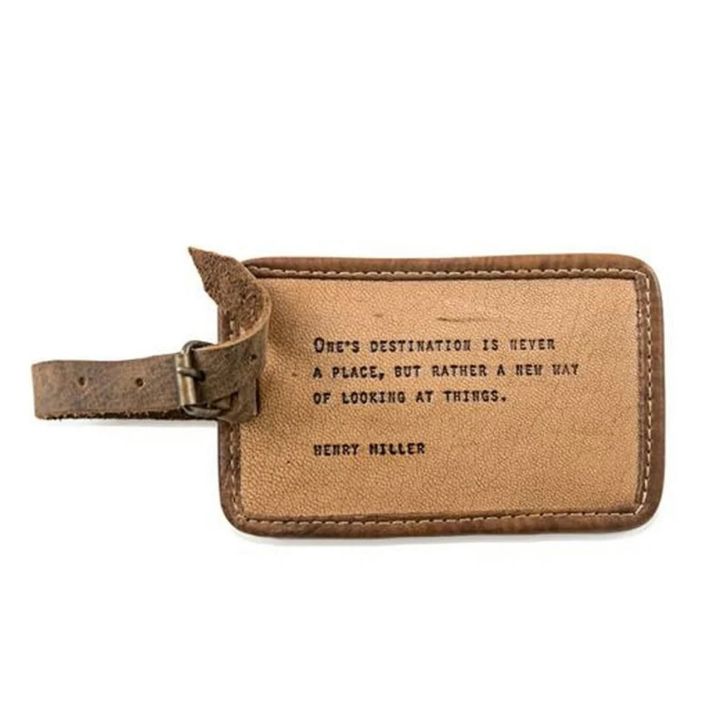 Henry Miller Luggage Tag